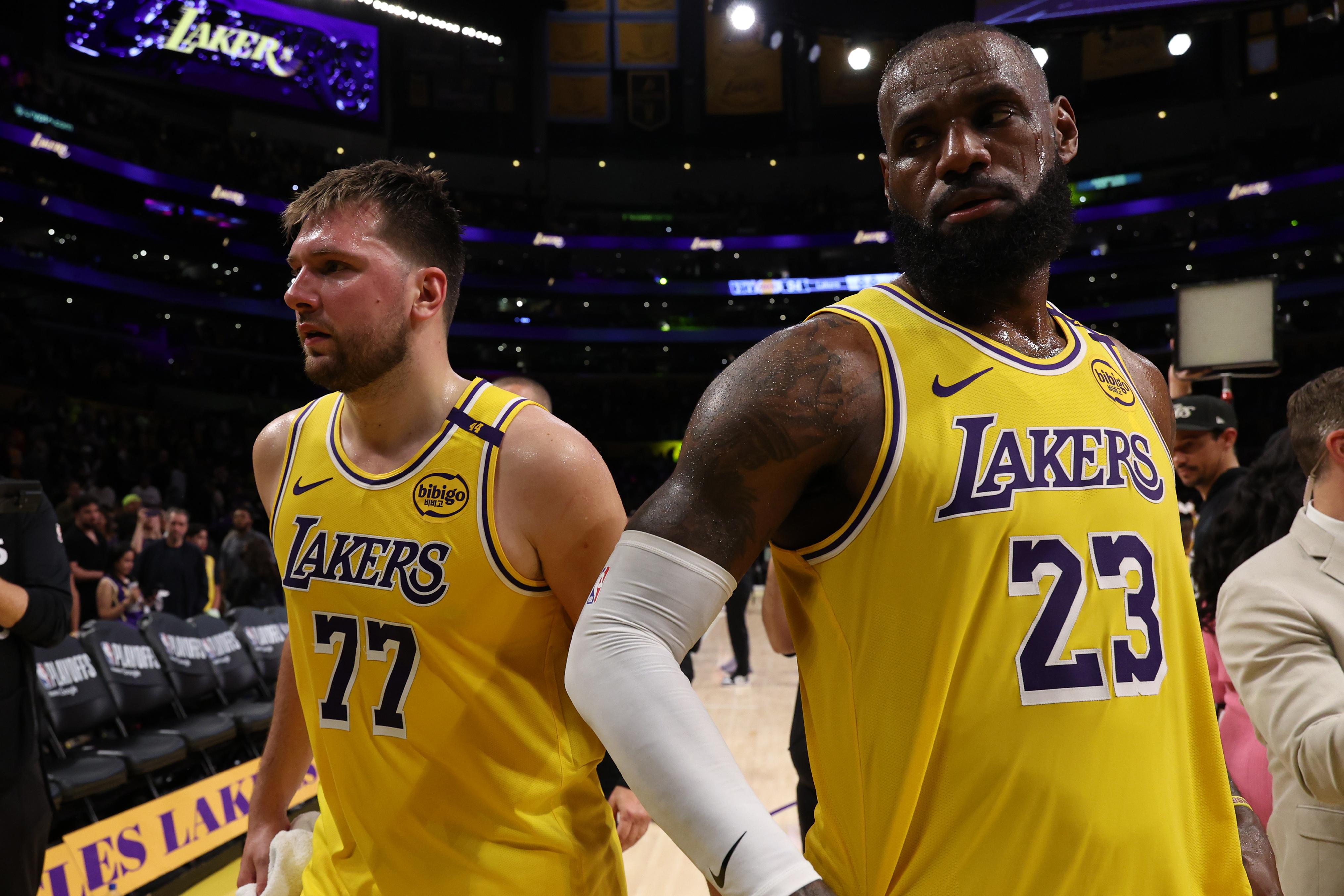 但我不知道, NBA打了, 接管湖人王